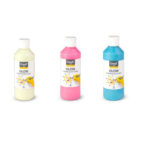 Creall Självlysande färg CREALL 250ml Gul/Grön