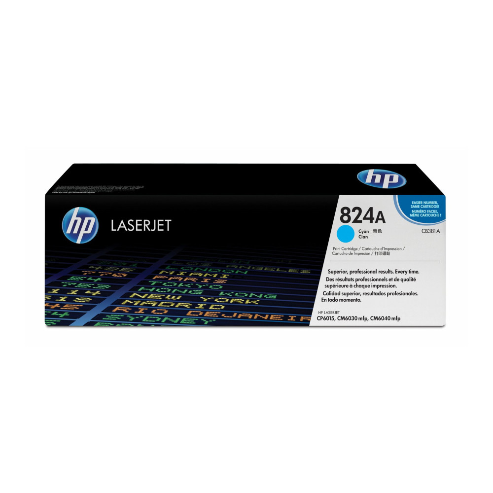 Produktbild för HP 824A - cyan - original - LaserJet - tonerkassett (CB381A)