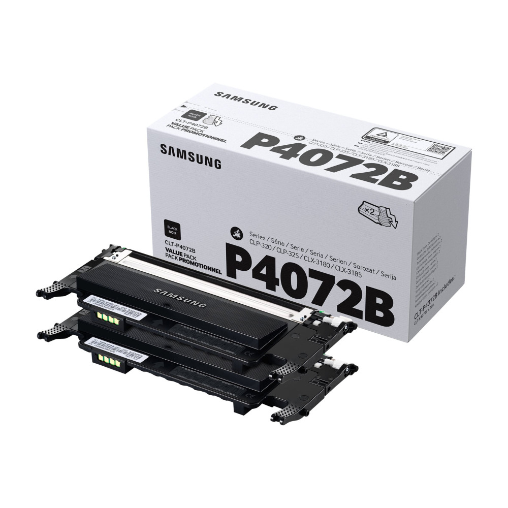 Produktbild för HP CLT-P4072B - 2-pack - svart - original - tonerkassett (SU381A)