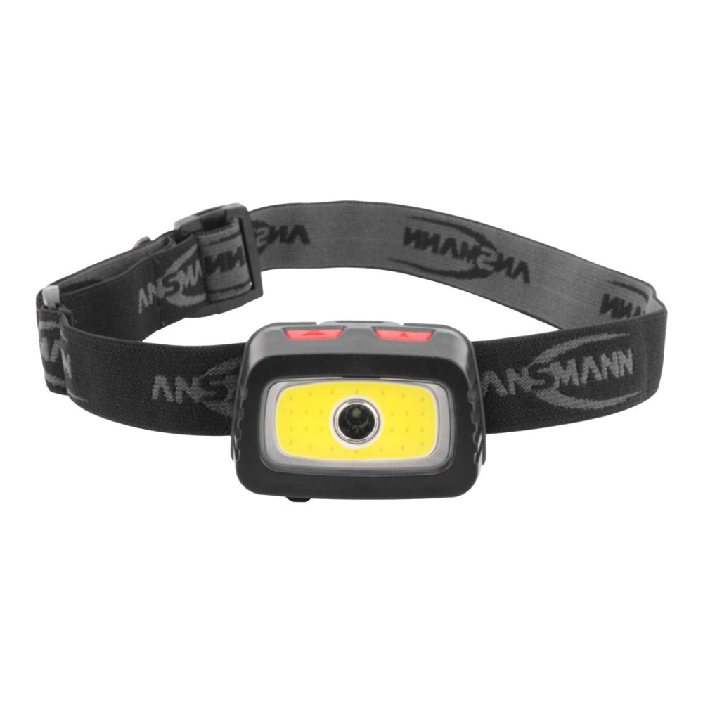 Produktbild för ANSMANN HD200B - huvudficklampa - LED - 3 W - svart / röd
