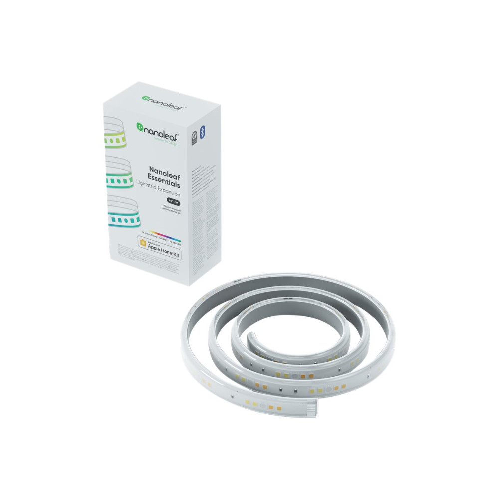 Produktbild för Nanoleaf Essentials NL55-0001LS-1M - förlängning ljusremsa - LED - 11 W - RGBCW-lampa - 2700-6500 K