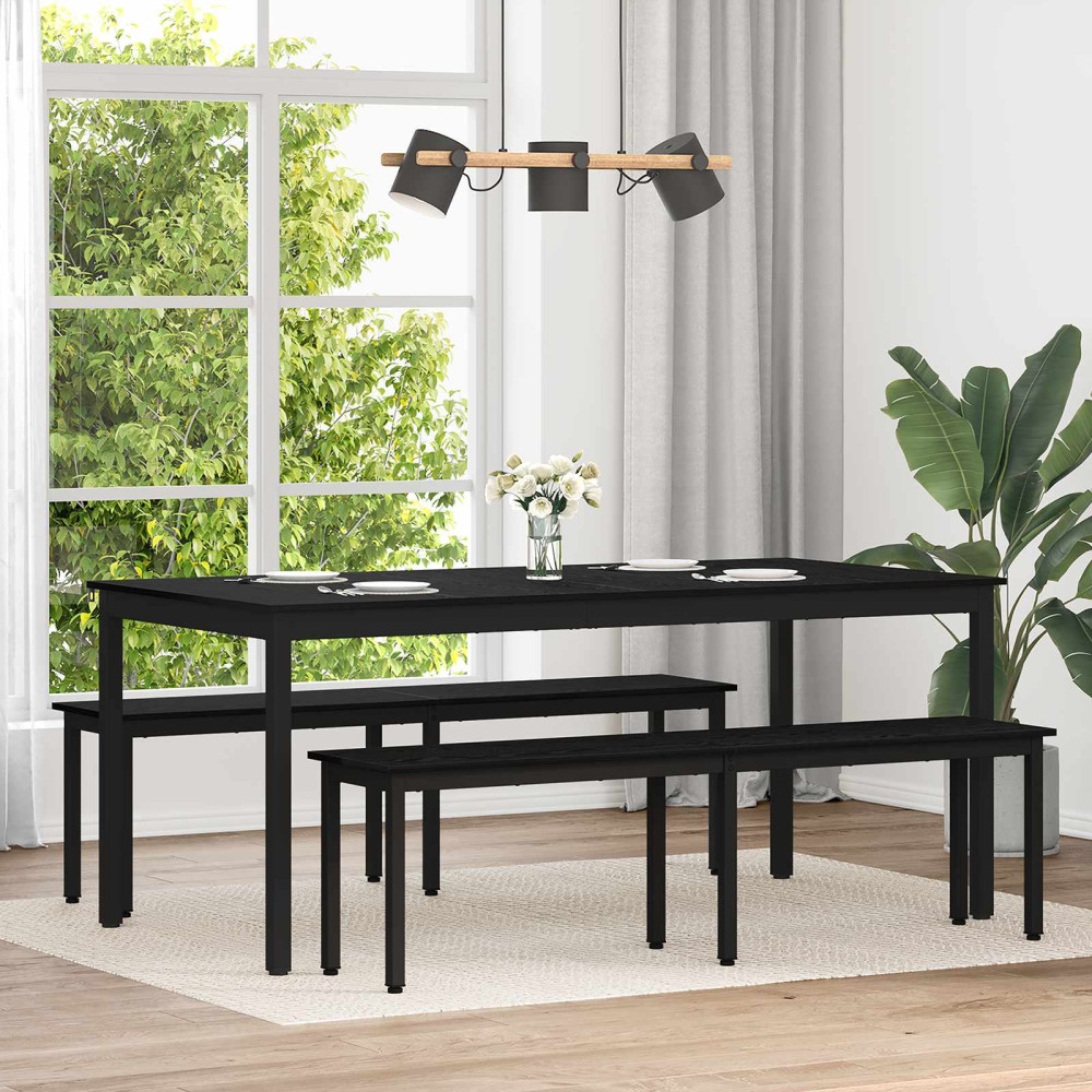 Produktbild för Matbord 2 pcs 180 x 90 x 75 cm Konstruerat trä