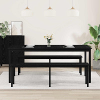 Produktbild för Matbord 2 pcs 180 x 90 x 75 cm Konstruerat trä