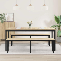 Produktbild för Matbord 2 pcs 180 x 90 x 75 cm Konstruerat trä