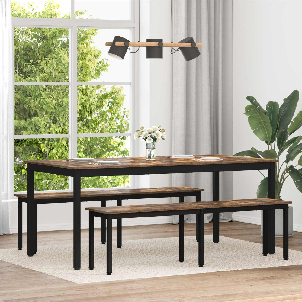 Produktbild för Matbord 2 pcs 180 x 90 x 75 cm Konstruerat trä