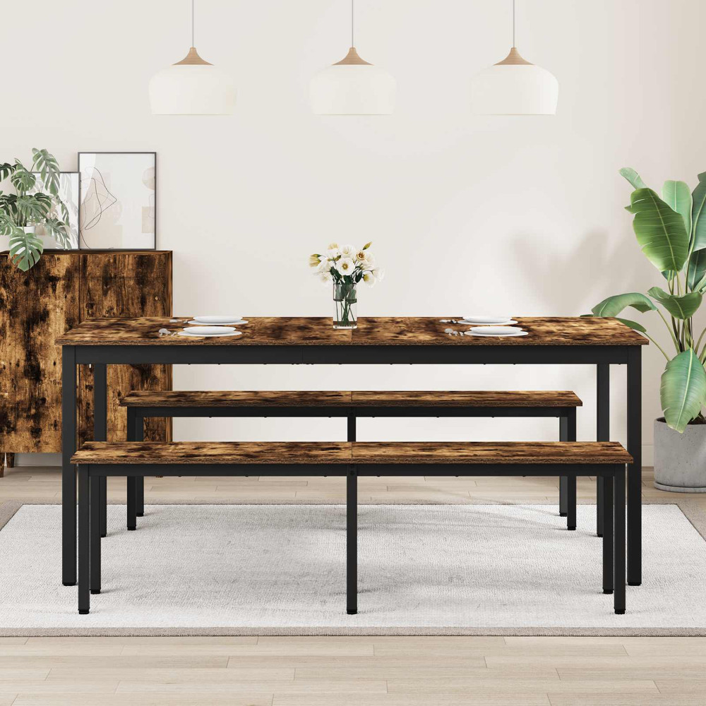 Produktbild för Matbord 2 pcs 180 x 90 x 75 cm Konstruerat trä
