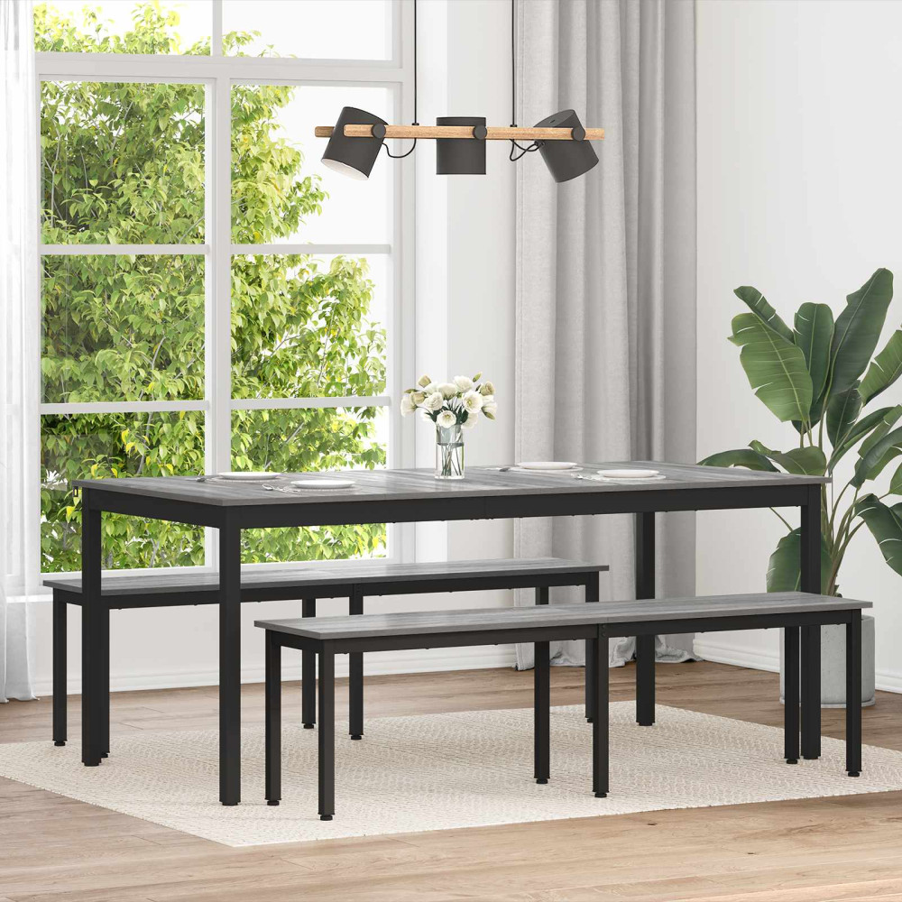 Produktbild för Matbord 2 pcs 180 x 90 x 75 cm Konstruerat trä