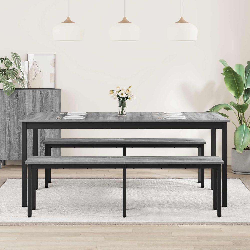 Produktbild för Matbord 2 pcs 180 x 90 x 75 cm Konstruerat trä