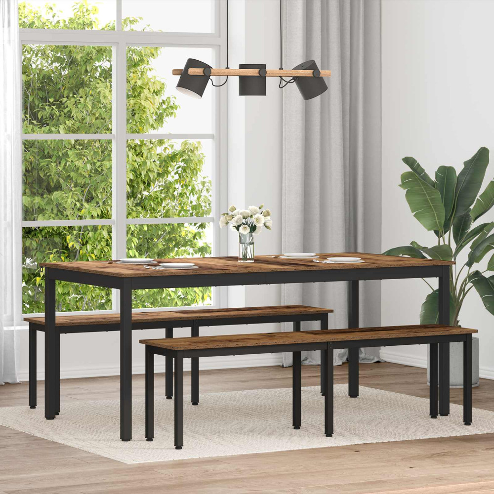 Produktbild för Matbord 180 x 90 x 75 cm Konstruerat trä Rektangulär