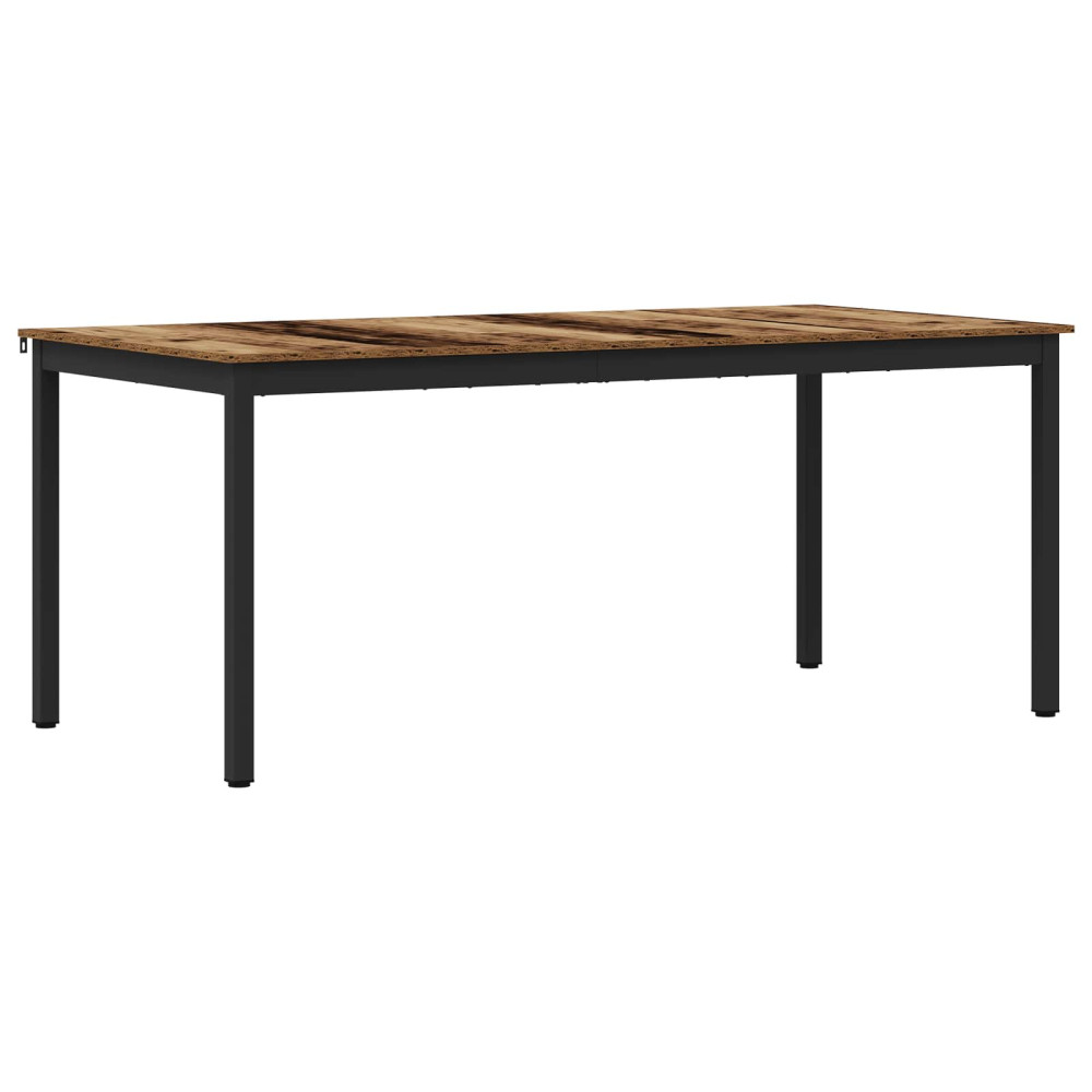 Produktbild för Matbord 180 x 90 x 75 cm Konstruerat trä Rektangulär