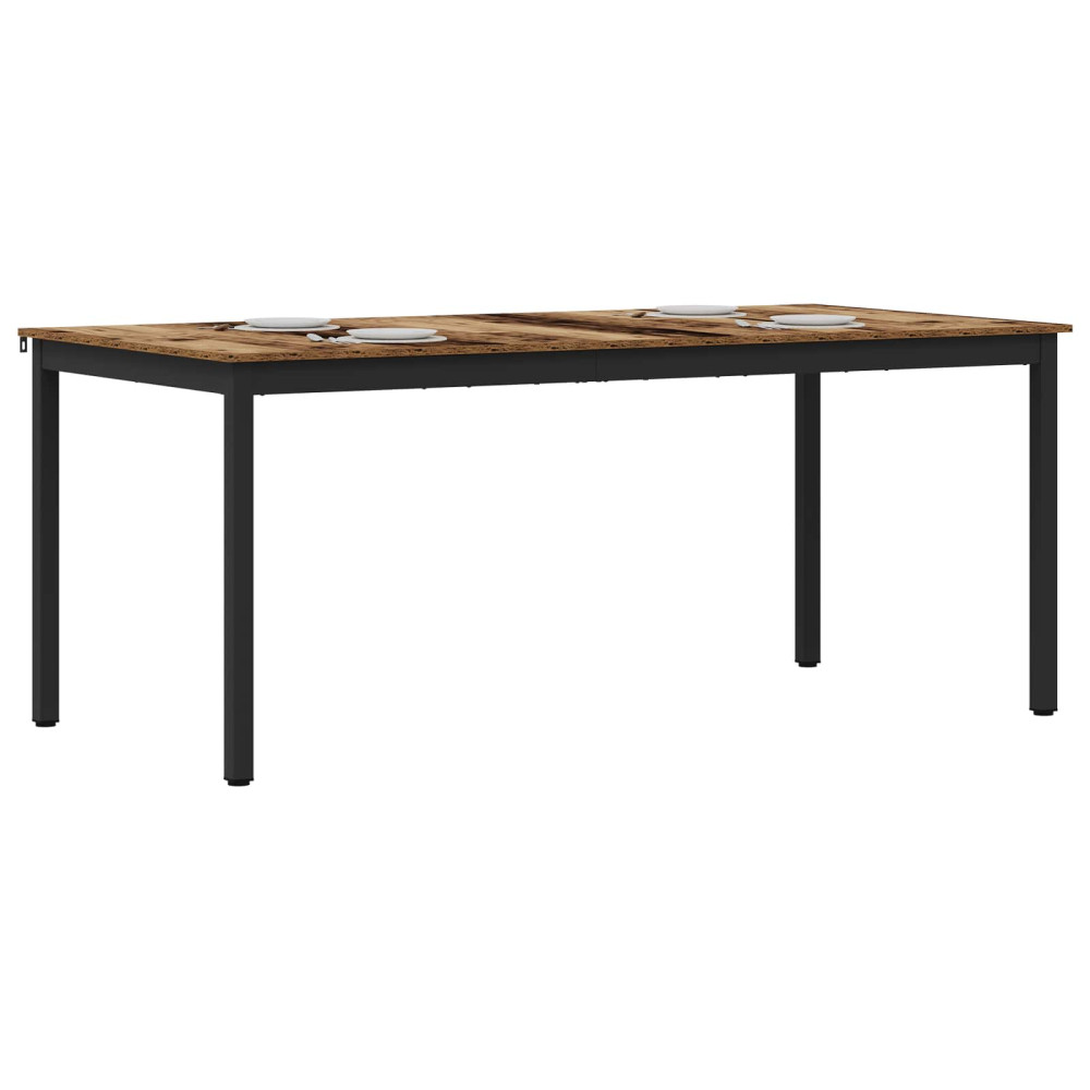 Produktbild för Matbord 180 x 90 x 75 cm Konstruerat trä Rektangulär