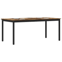 Produktbild för Matbord 180 x 90 x 75 cm Konstruerat trä Rektangulär