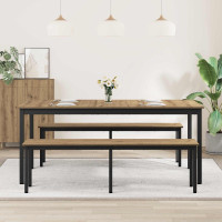 Produktbild för Matbord 2 pcs 180 x 90 x 75 cm Konstruerat trä