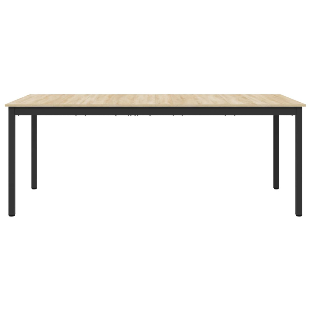 Produktbild för Matbord 2 pcs 200 x 100 x 75 cm Konstruerat trä