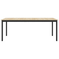 Produktbild för Matbord 2 pcs 200 x 100 x 75 cm Konstruerat trä