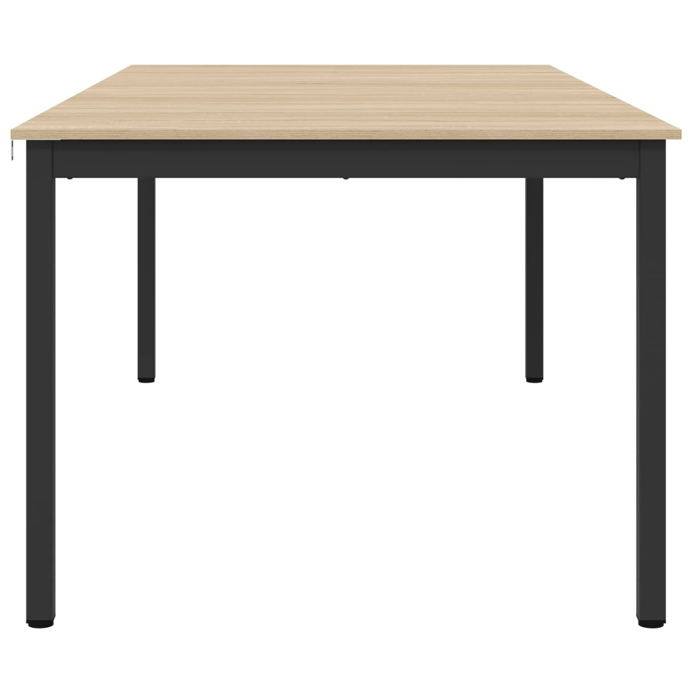 Produktbild för Matbord 2 pcs 200 x 100 x 75 cm Konstruerat trä