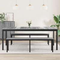 Produktbild för Matbord 2 pcs 200 x 100 x 75 cm Konstruerat trä