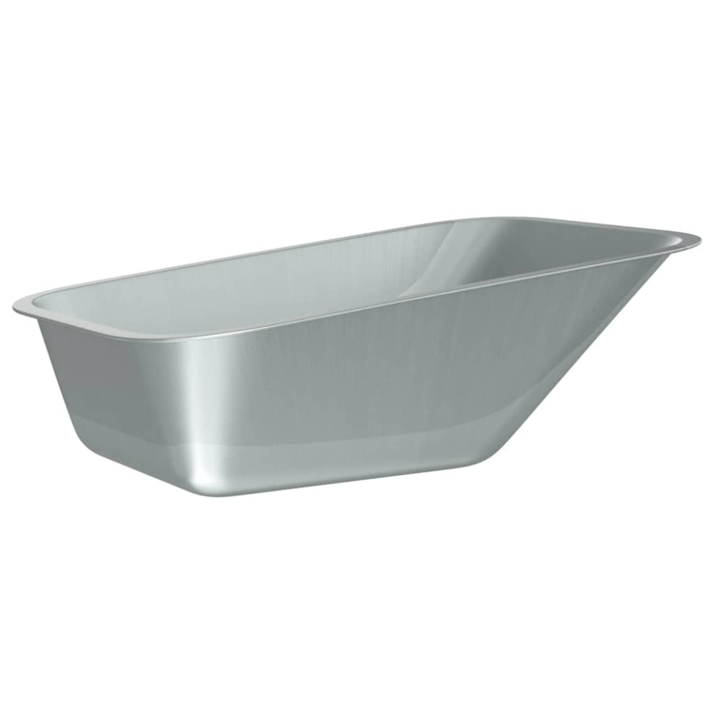 Produktbild för Skottkärra Bricka Ersättning Silver 88 x 60 x 32 cm Stål