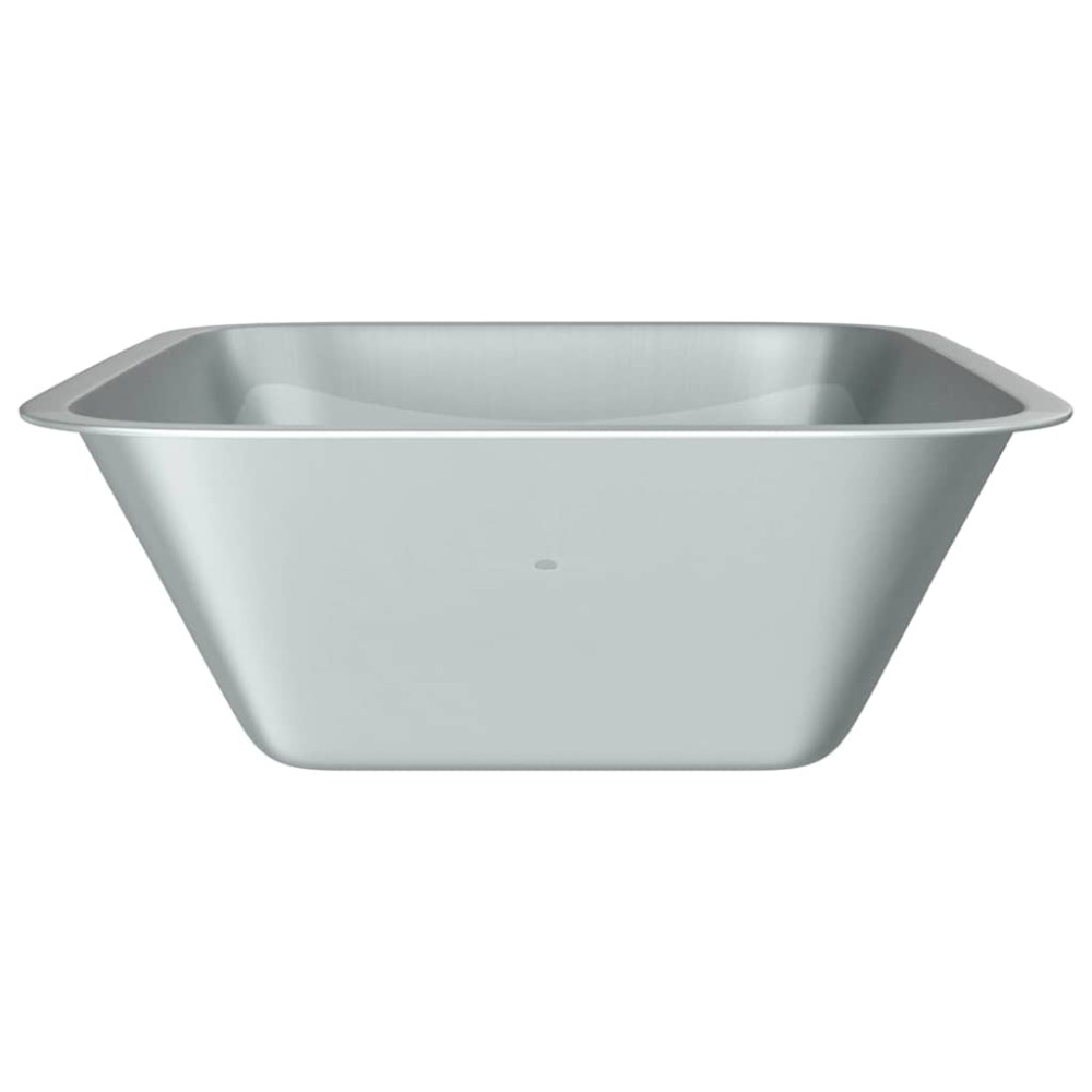 Produktbild för Skottkärra Bricka Ersättning Silver 88 x 60 x 32 cm Stål