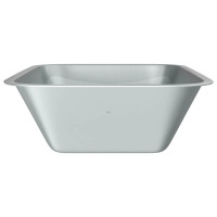 Produktbild för Skottkärra Bricka Ersättning Silver 88 x 60 x 32 cm Stål