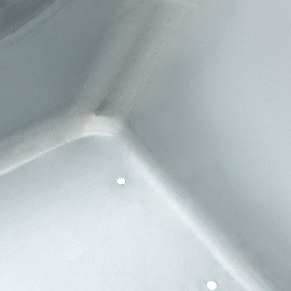 Produktbild för Skottkärra Bricka Ersättning Silver 88 x 60 x 32 cm Stål