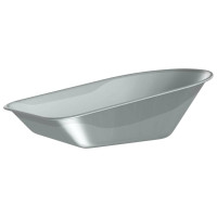 Produktbild för Skottkärra Bricka Ersättning Silver 90 x 63 x 28 cm Stål