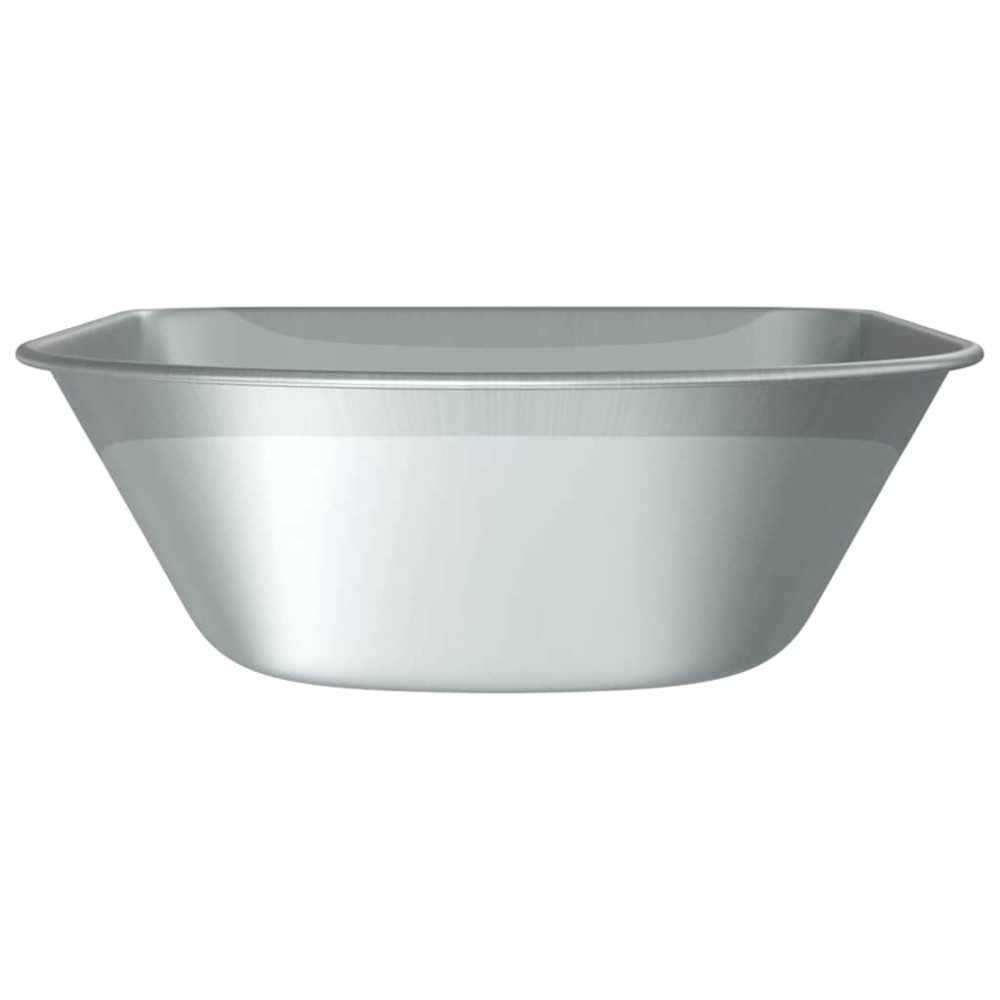 Produktbild för Skottkärra Bricka Ersättning Silver 90 x 63 x 28 cm Stål