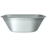 Produktbild för Skottkärra Bricka Ersättning Silver 90 x 63 x 28 cm Stål