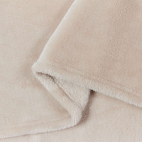 Produktbild för Kastfilt Beige 220 x 240 cm Fleece