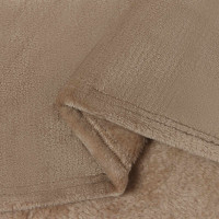 Produktbild för Kastfilt Kamel 130 x 150 cm Fleece