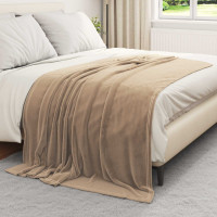 Produktbild för Kastfilt Kamel 150 x 200 cm Fleece