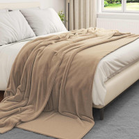 Produktbild för Kastfilt Kamel 240 x 270 cm Fleece