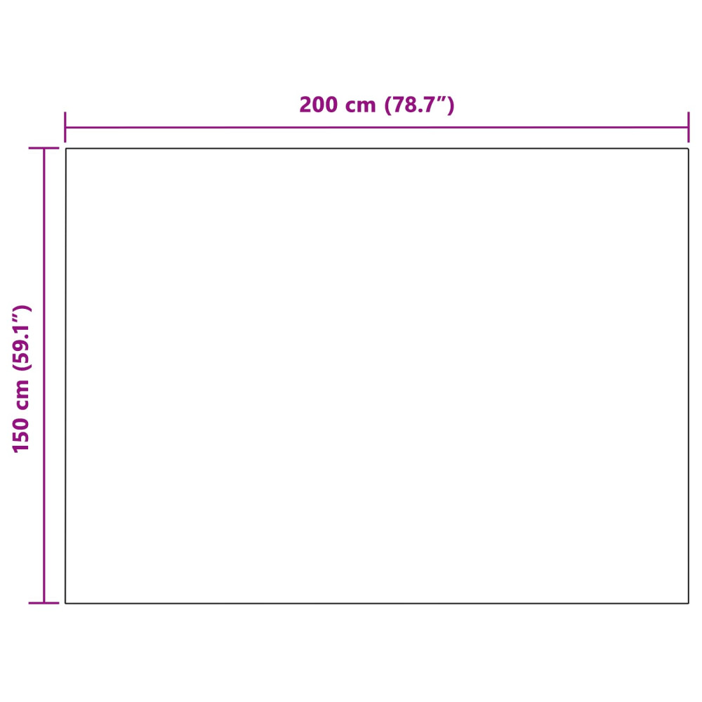 Produktbild för Kastfilt Mörkgrå 150 x 200 cm Fleece
