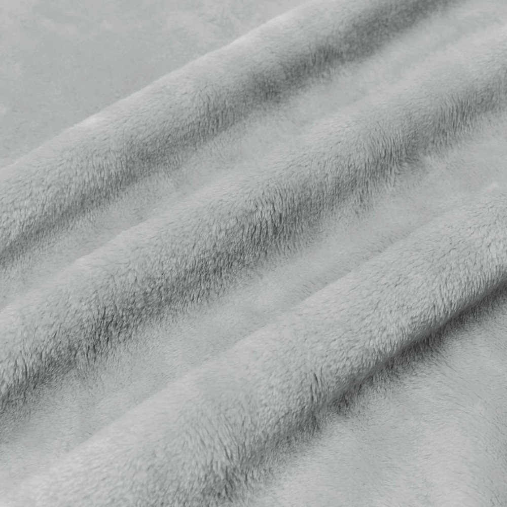 Produktbild för Kastfilt Grå 220 x 240 cm Fleece