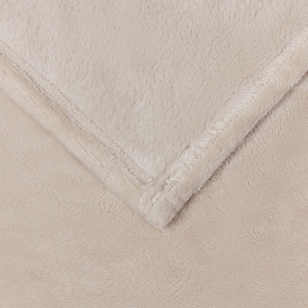 Produktbild för Filtar 6 pcs Beige 130 x 150 cm Fleece