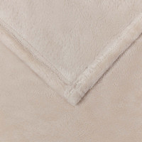 Produktbild för Filtar 6 pcs Beige 130 x 150 cm Fleece