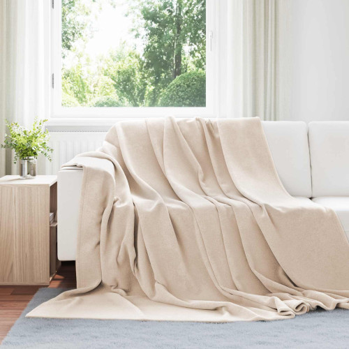 vidaXL Filtar 6 pcs Beige 240 x 270 cm Fleece