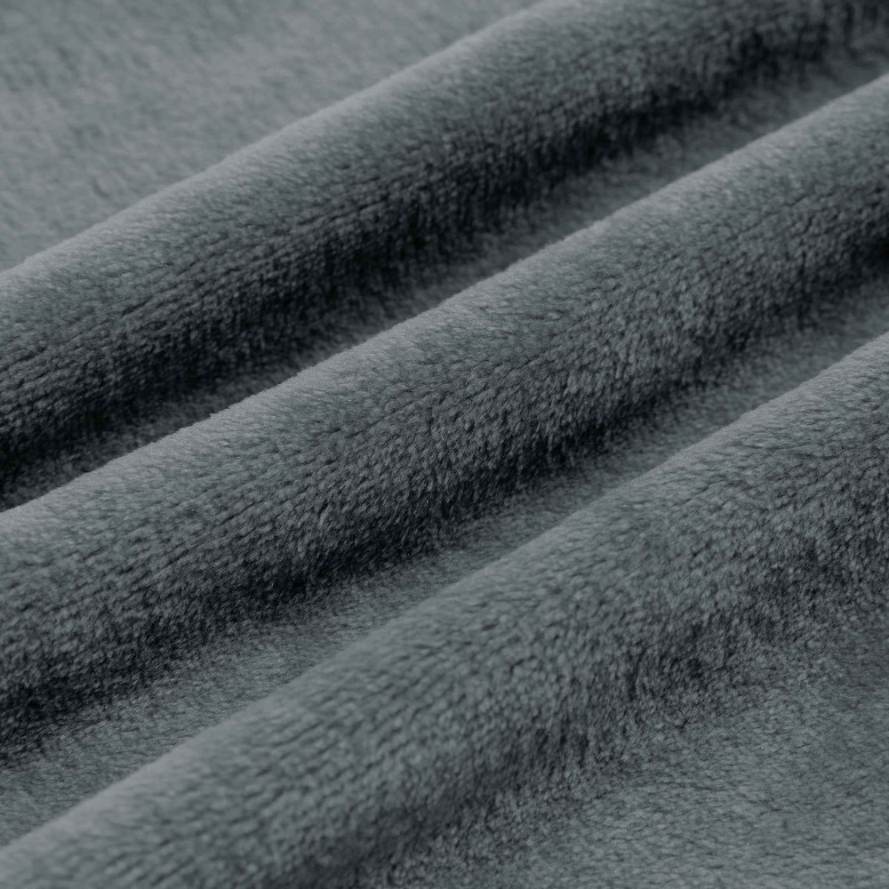 Produktbild för Filtar 6 pcs Mörkgrå 240 x 270 cm Fleece