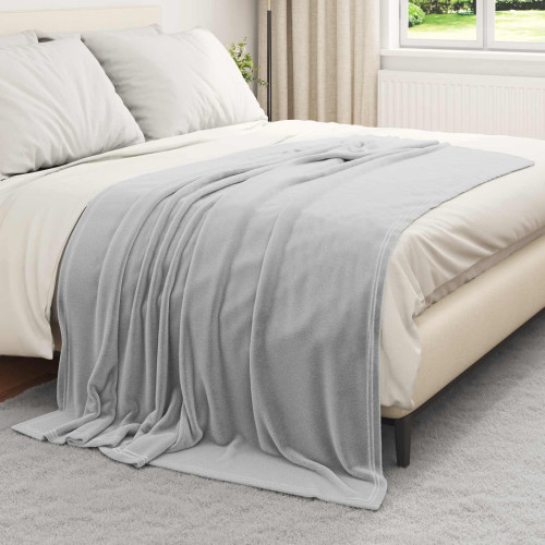 vidaXL Filtar 6 pcs Grå 150 x 200 cm Fleece