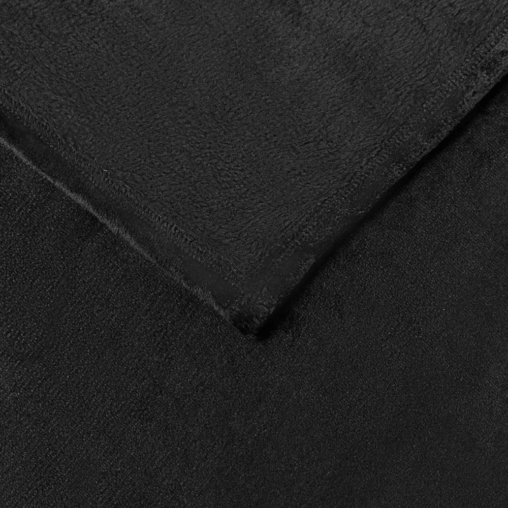 Produktbild för Filtar 6 pcs Svart 240 x 270 cm Fleece