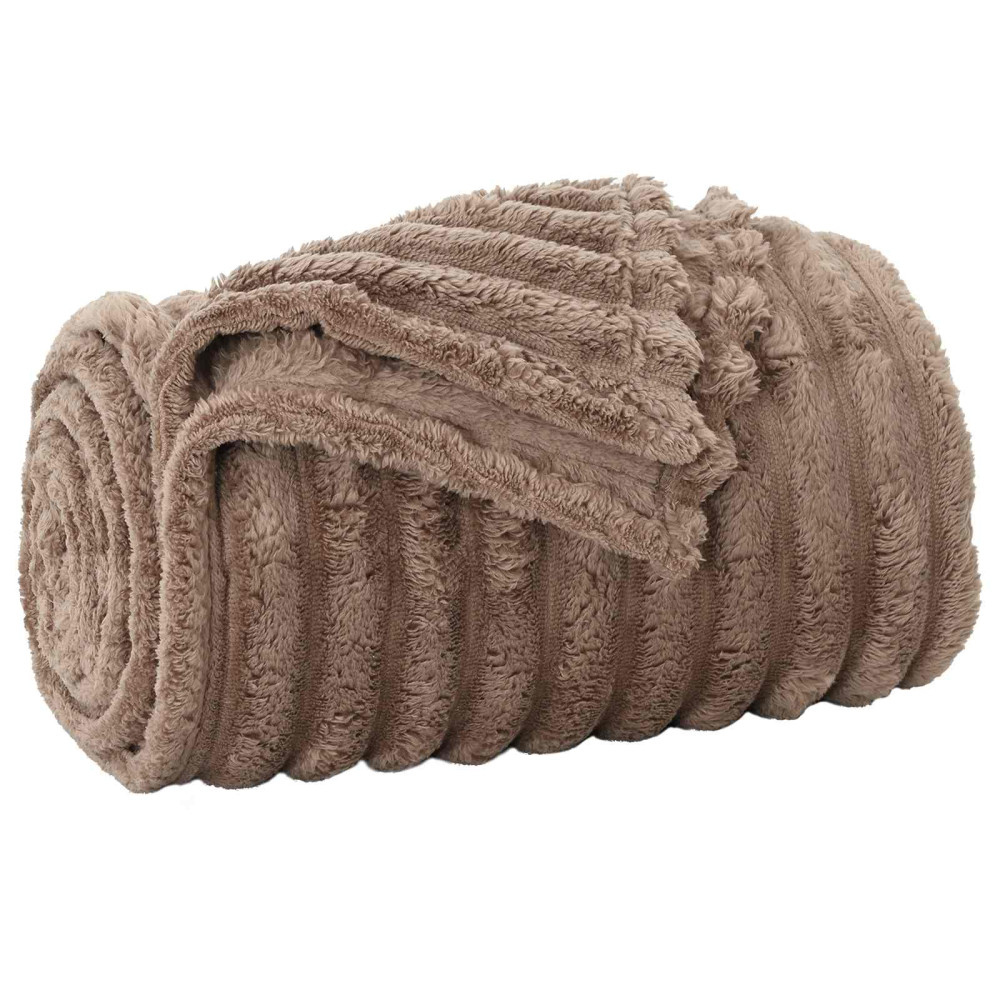 Produktbild för Kastfilt Kamel 150 x 130 cm Fleece