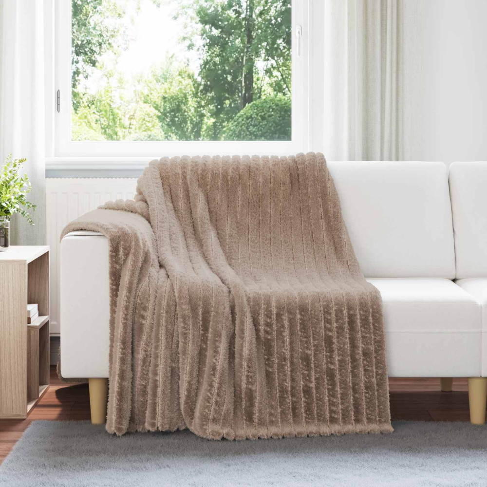Produktbild för Kastfilt Kamel 200 x 150 cm Fleece