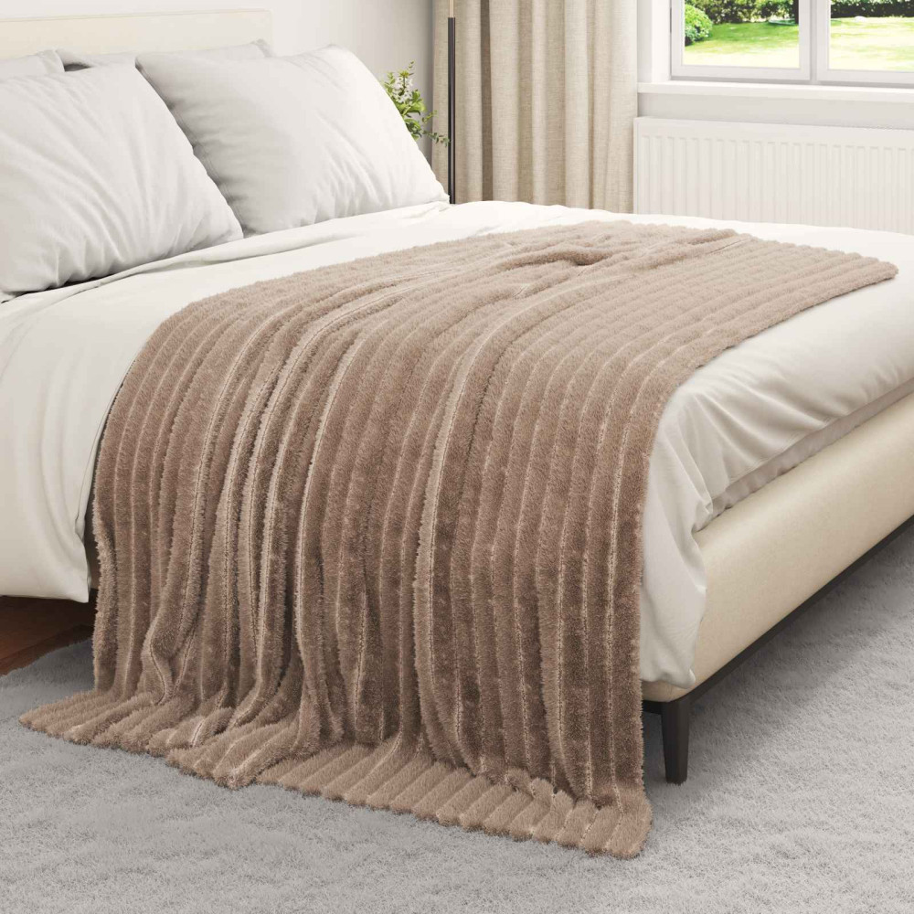 Produktbild för Kastfilt Kamel 200 x 150 cm Fleece