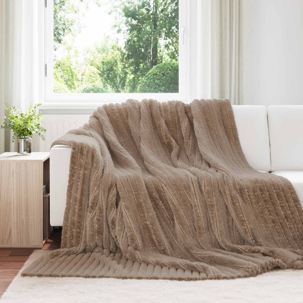 Produktbild för Kastfilt Kamel 270 x 240 cm Fleece