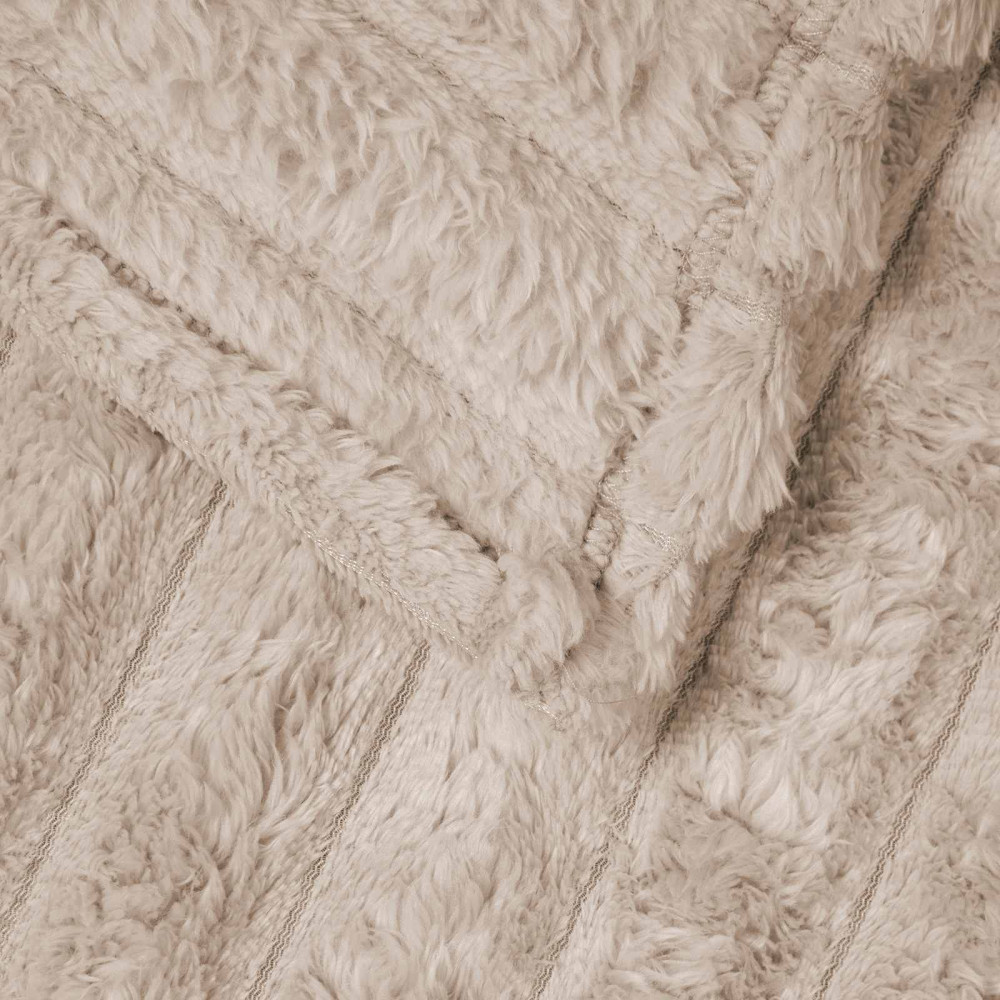 Produktbild för Filtar 6 pcs Beige 150 x 130 cm Fleece