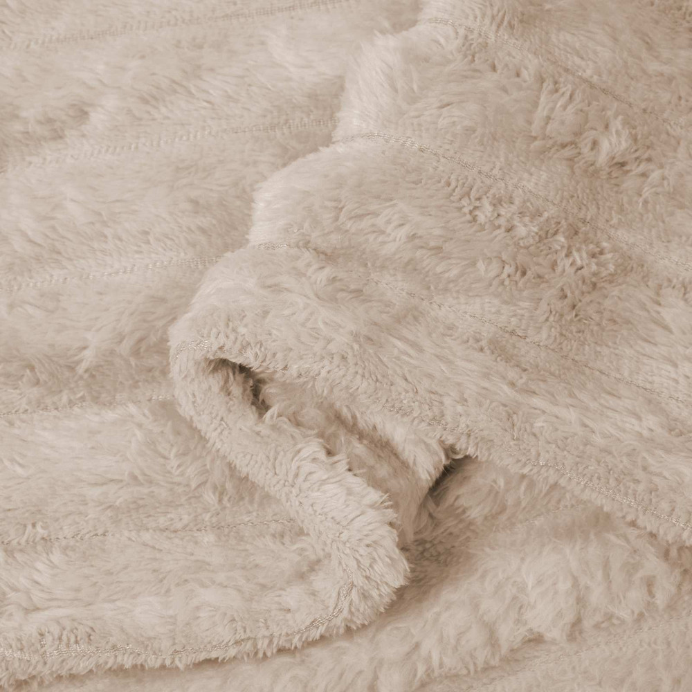 Produktbild för Filtar 6 pcs Beige 240 x 220 cm Fleece
