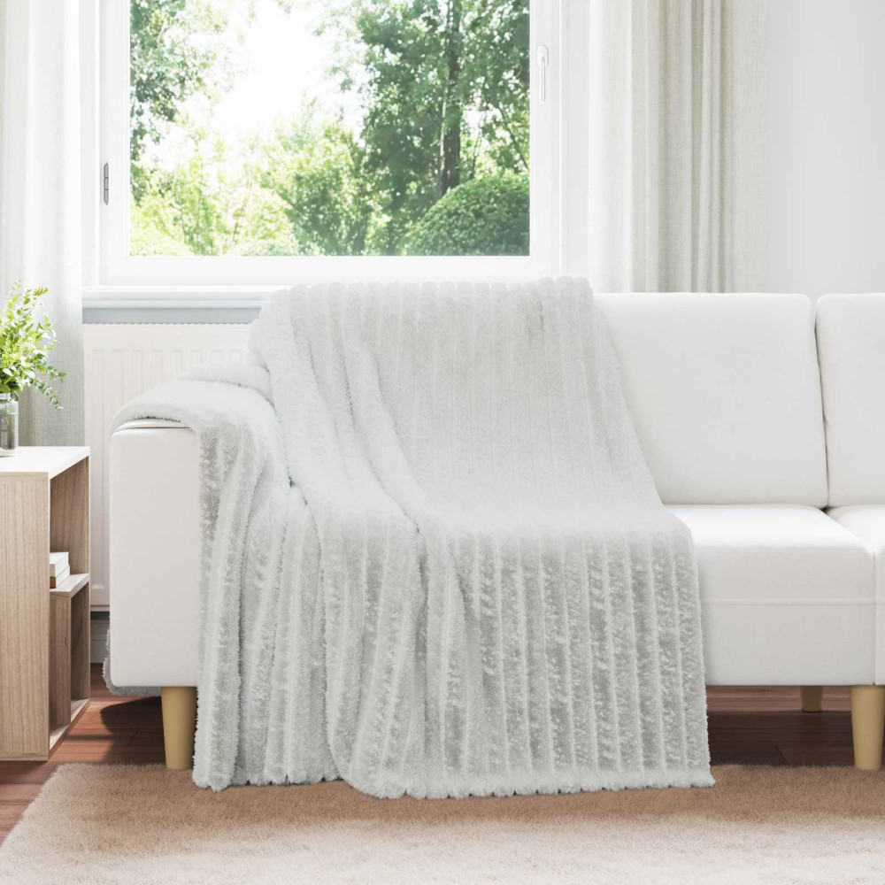 Produktbild för Filtar 6 pcs Grå 200 x 150 cm Fleece