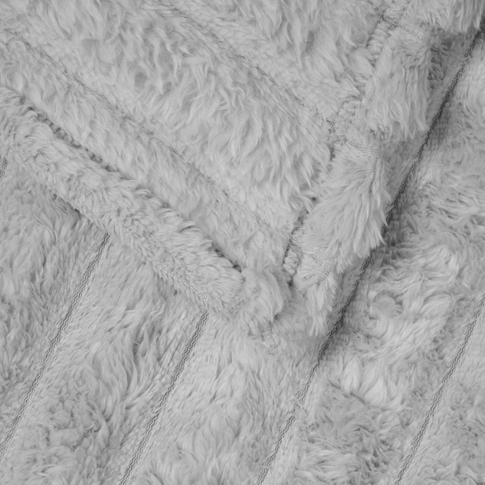 Produktbild för Filtar 6 pcs Grå 270 x 240 cm Fleece