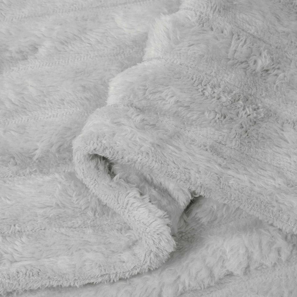 Produktbild för Filtar 6 pcs Grå 270 x 240 cm Fleece