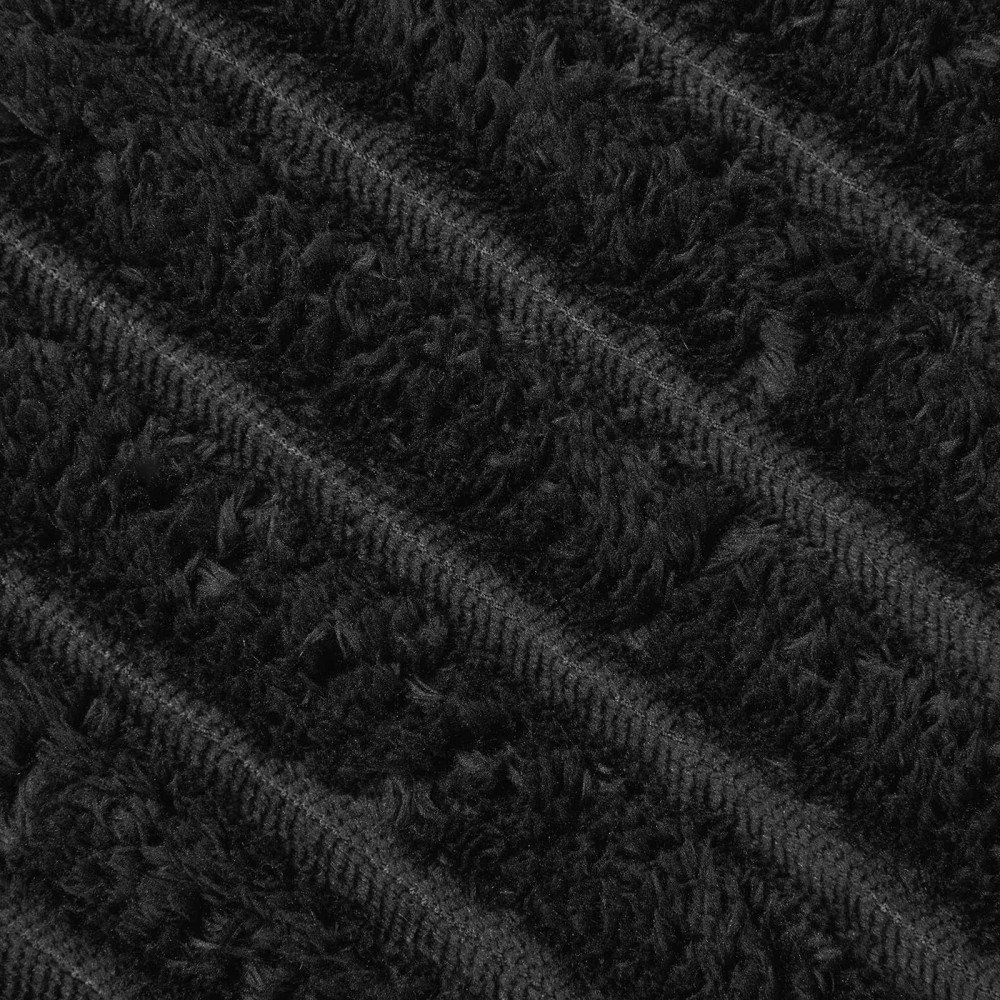 Produktbild för Filtar 6 pcs Svart 270 x 240 cm Fleece